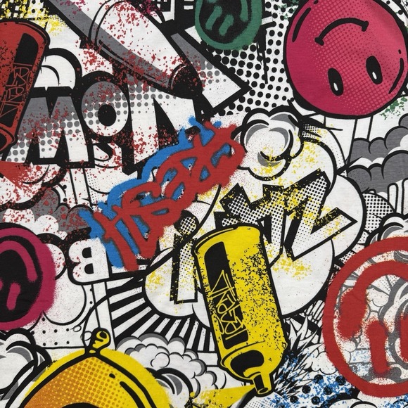 akademiks Legend Grafetti Streetwear Graphic Unisex T-Shirt Size‎ Medium NWT - Picture 2 of 9